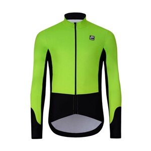 HOLOKOLO Kerékpáros dzseki béléssel - CLASSIC - fekete/sárga/zöld