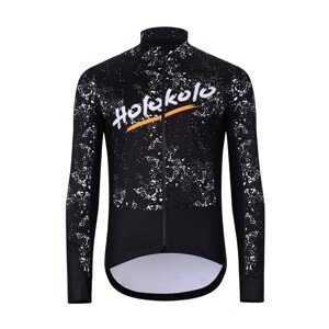 HOLOKOLO Kerékpáros dzseki béléssel - GRAFFITI - fekete