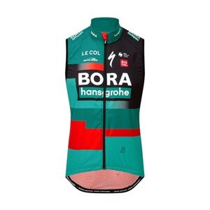 LE COL Kerékpáros mellény - BORA HANSGROHE 2023 REPLICA SPORT - zöld/fekete/piros