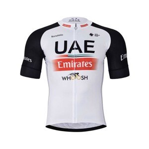 BONAVELO Rövid ujjú kerékpáros mez - UAE 2023 - fehér/piros/fekete