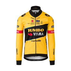 AGU Kerékpáros dzseki béléssel - JUMBO-VISMA 2023 - fekete/sárga