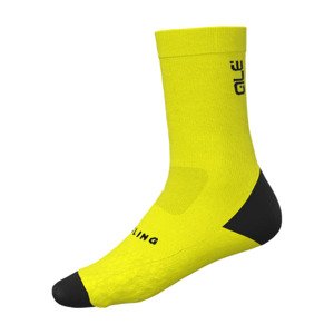 ALÉ Klasszikus kerékpáros zokni - DIGITOPRESS - sárga