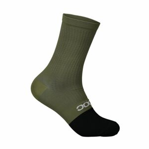 POC Klasszikus kerékpáros zokni - FLAIR - fekete/zöld