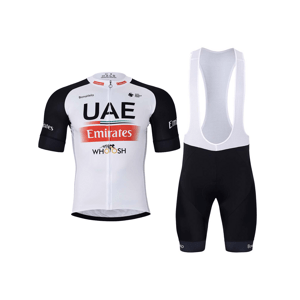 BONAVELO Rövid kerékpáros mez rövidnadrággal - UAE 2023 - fekete/fehér