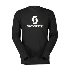 SCOTT Kerékpáros póló - ICON LS - fekete