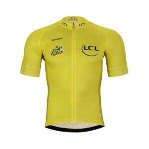 BONAVELO Rövid ujjú kerékpáros mez - TOUR DE FRANCE 2023 - sárga