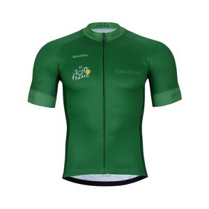 BONAVELO Rövid ujjú kerékpáros mez - TOUR DE FRANCE 2023 - zöld