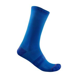 CASTELLI Klasszikus kerékpáros zokni - SUPERLEGGERA T 18 - kék