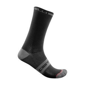 CASTELLI Klasszikus kerékpáros zokni - SUPERLEGGERA T 18 - fekete