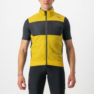 CASTELLI Kerékpáros mellény - UNLIMITED PUFFY - sárga