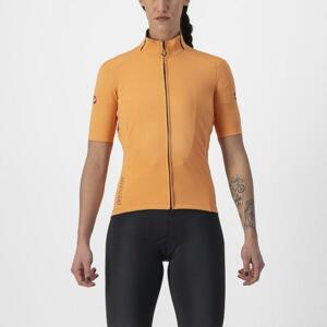 CASTELLI Rövid ujjú kerékpáros mez - PERFETTO ROS 2 W WIND - narancssárga
