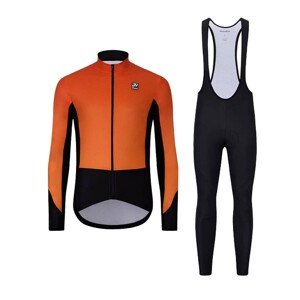 HOLOKOLO Kerékpáros téli kabát és nadrág - CLASSIC - narancssárga/fekete