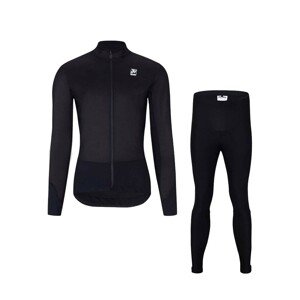 HOLOKOLO Kerékpáros téli kabát és nadrág - CLASSIC LADY - fekete