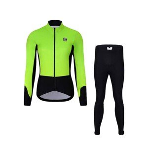 HOLOKOLO Kerékpáros téli kabát és nadrág - CLASSIC LADY - világoszöld/fekete