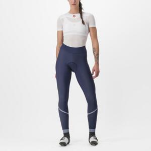 CASTELLI Hosszú kerékpáros nadrág kantár nélkül - VELOCISSIMA THERMAL - kék