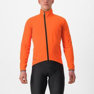 CASTELLI Kerékpáros dzseki béléssel - GAVIA LITE - narancssárga