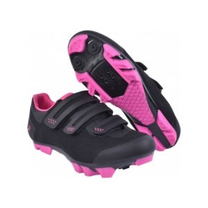 FLR Kerékpáros cipő - F55KN MTB - fekete/rózsaszín