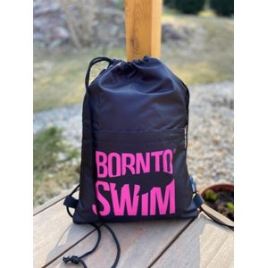 Hátizsák úszóknak borntoswim swimbag fekete/rózsaszín
