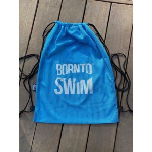 úszózsák borntoswim mesh bag 1 kék