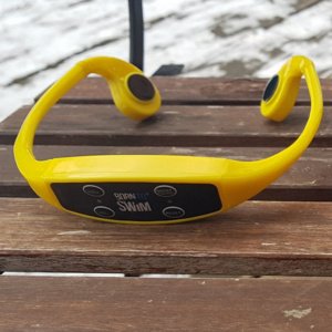 Borntoswim swim voice - swimmer headset sárga