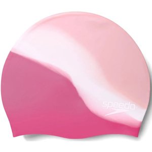 Speedo multi colour silicone cap junior rózsaszín/fehér