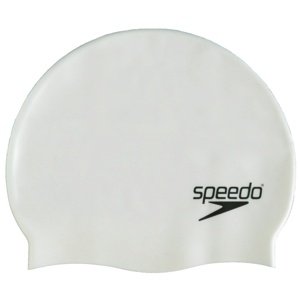 Gyerek úszósapka speedo plain flat silicone junior fehér
