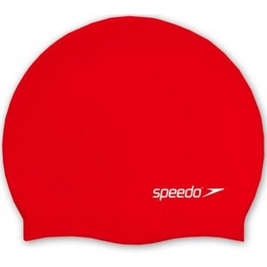 Gyerek úszósapka speedo plain flat silicone junior piros