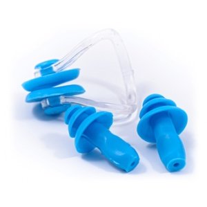 Füldugók a orrcsipesz borntoswim nose clip/earplugs kék