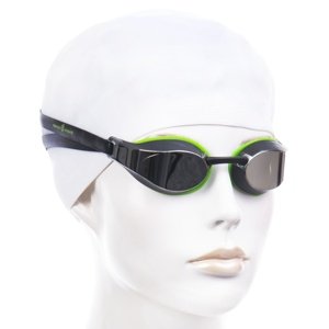 úszószemüveg mad wave x-look mirror racing goggles zöld