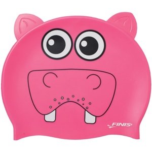 Gyermek úszósapka finis animal heads hippo rózsaszín