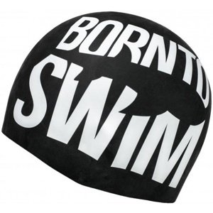 úszósapka borntoswim seamless swimming cap fekete/fehér