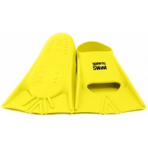 Uszony borntoswim junior short fins yellow s