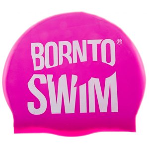 úszósapka borntoswim classic silicone rózsaszín/fehér