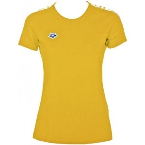 Női póló arena w t-shirt team lily yellow/white xs