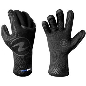 Neoprén kesztyű aqualung dry gloves liquid seams 3mm black xs