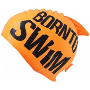 Gyermek úszósapka borntoswim guppy junior swim cap narancssárga