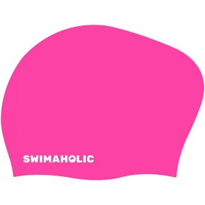 úszósapka hosszú hajra swimaholic long hair cap rózsaszín