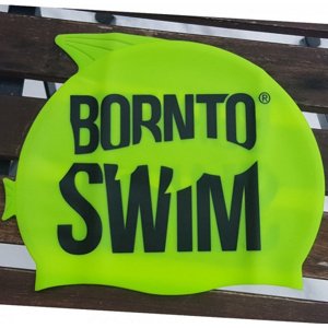 Gyermek úszósapka borntoswim guppy junior swim cap zöld