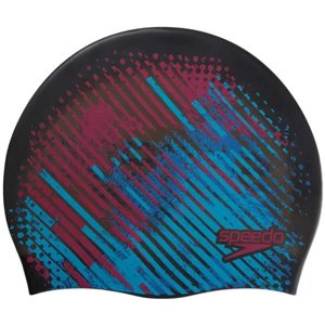 úszósapka speedo reversible moulded silicone cap fekete/kék