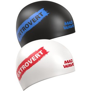 Mad wave introvert reversible swim cap fekete/fehér