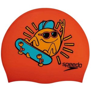 Gyermek úszósapka speedo slogan cap junior narancssárga